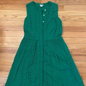 J. Crew Green Dress